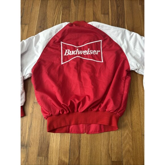 Saxon Leather Ltd Budweiser Jacket Men's Size Large - Picture 6 of 6